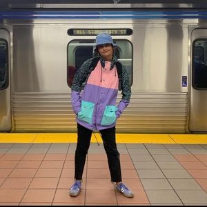 Old School Lazy Oaf Rain Jacket